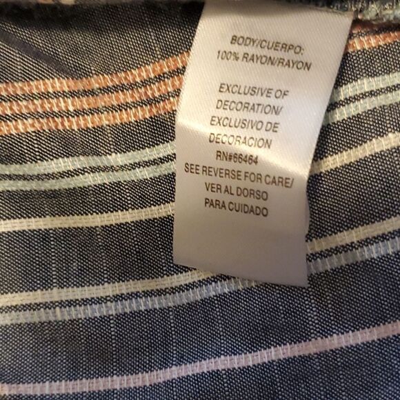 Sandra Darren Striped rayon maxi dress - Picture 5 of 9